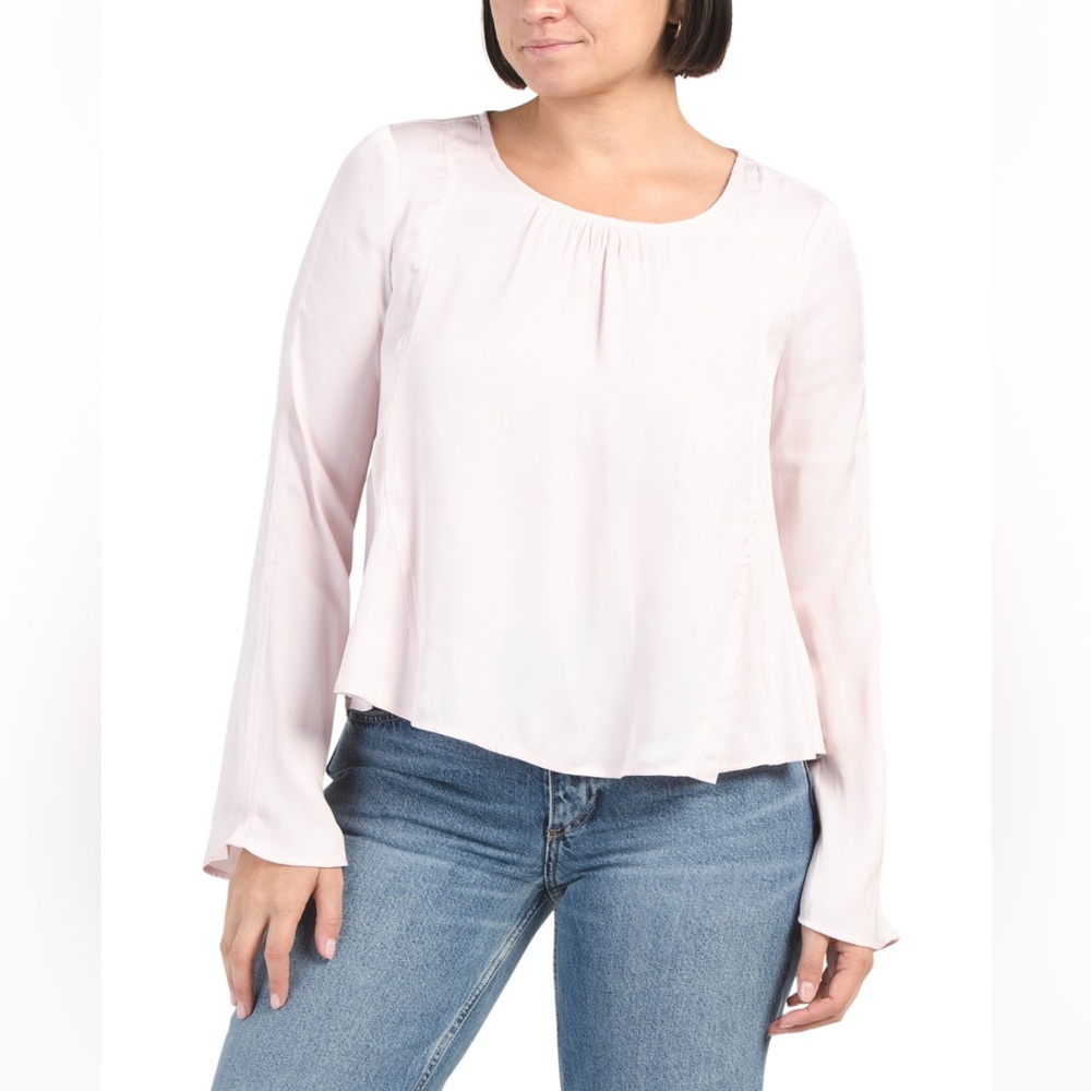 NWT Feee People Elegant Women's Pink Blouse - Picture 3 of 11
